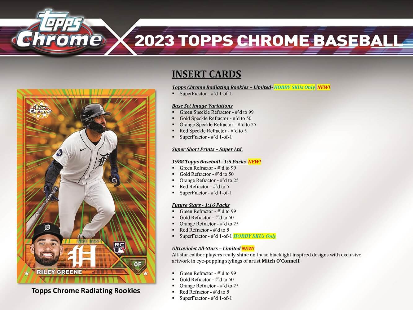 2023 Topps Chrome Baseball Hobby Box