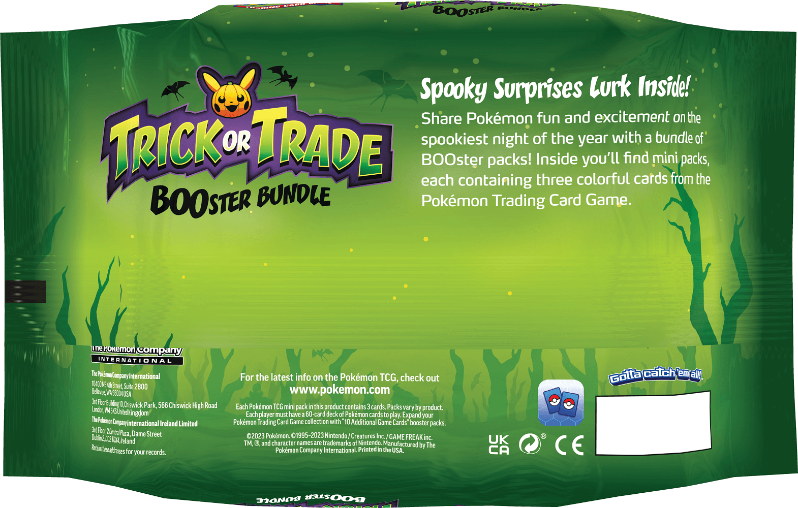 Pokemon Trick or Trade Halloween Booster Bundle CloutsnChara