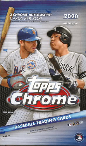 2020 Topps Chrome Baseball Hobby box