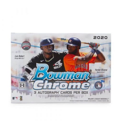 2020 Bowman Chrome Baseball Jumbo HTA Hobby Box