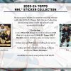 2023-24 Topps NHL Sticker Packs Box