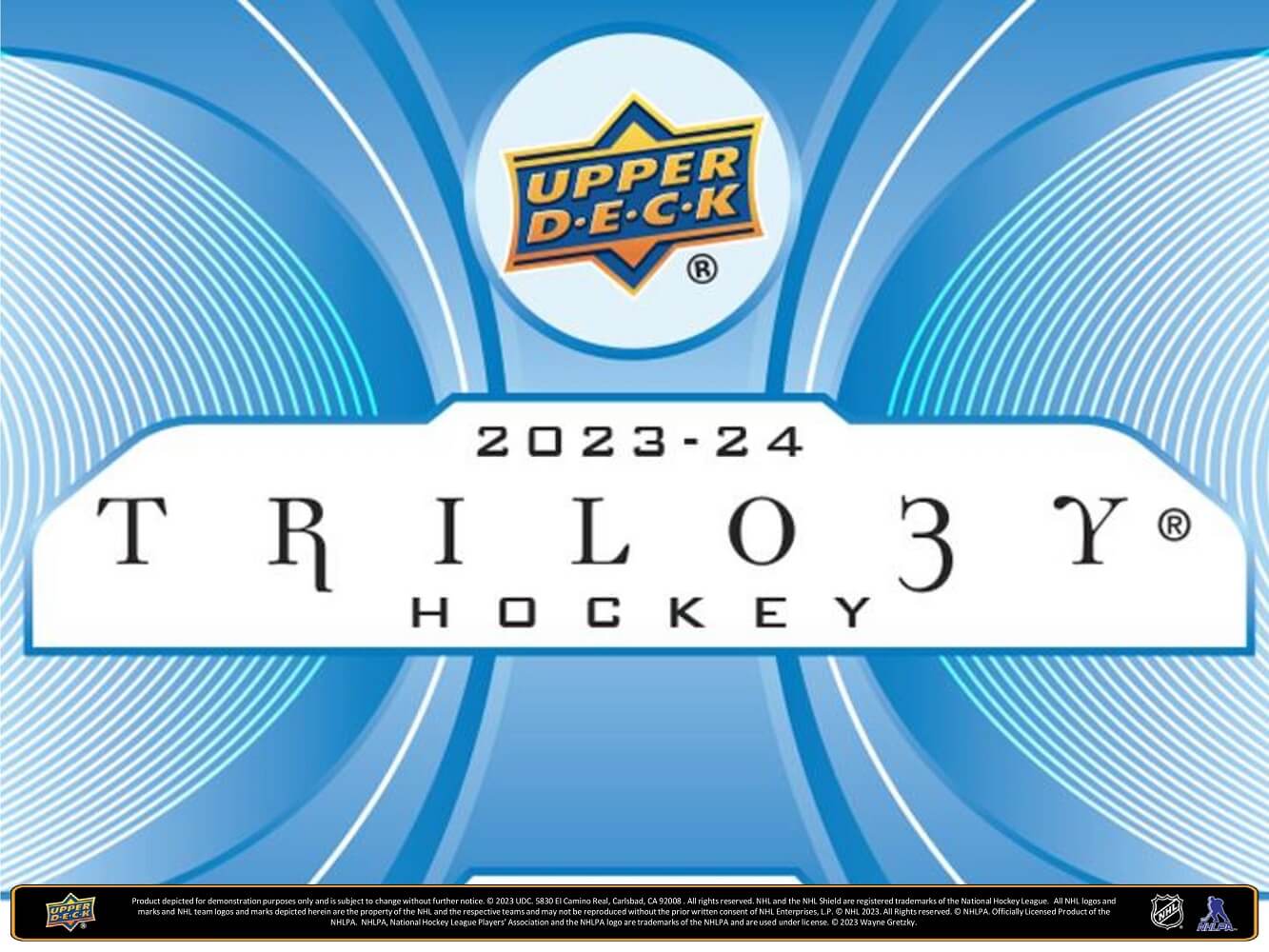 2023-24 Upper Deck Trilogy Hockey Hobby Box