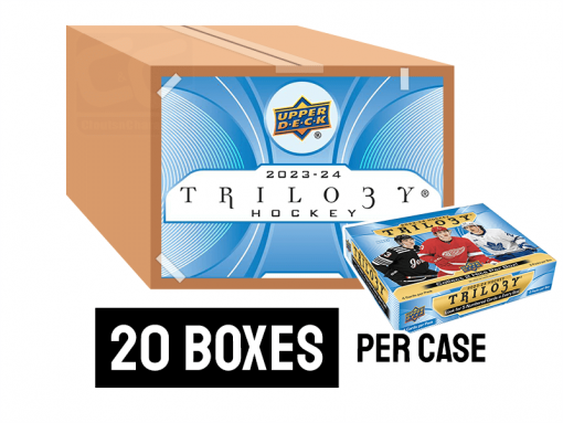 23-24 Upper Deck Trilogy Hobby Hockey Box Case - 20 boxes per case