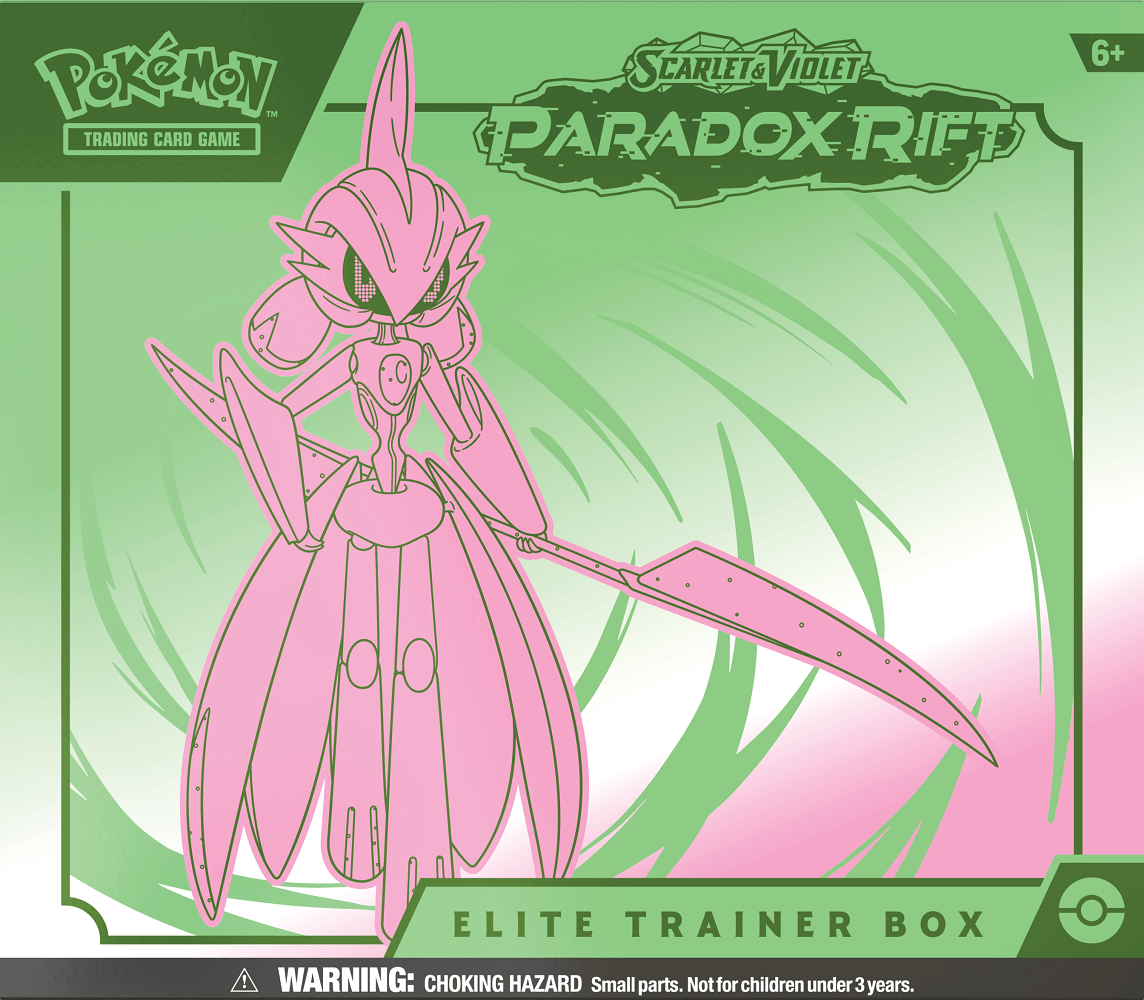 Pokemon Scarlet and Violet Paradox Rift Elite Trainer Box Iron Valiant