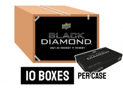 21-22 Upper Deck Black Diamond Hockey Hobby Box Case - 10 boxes per case