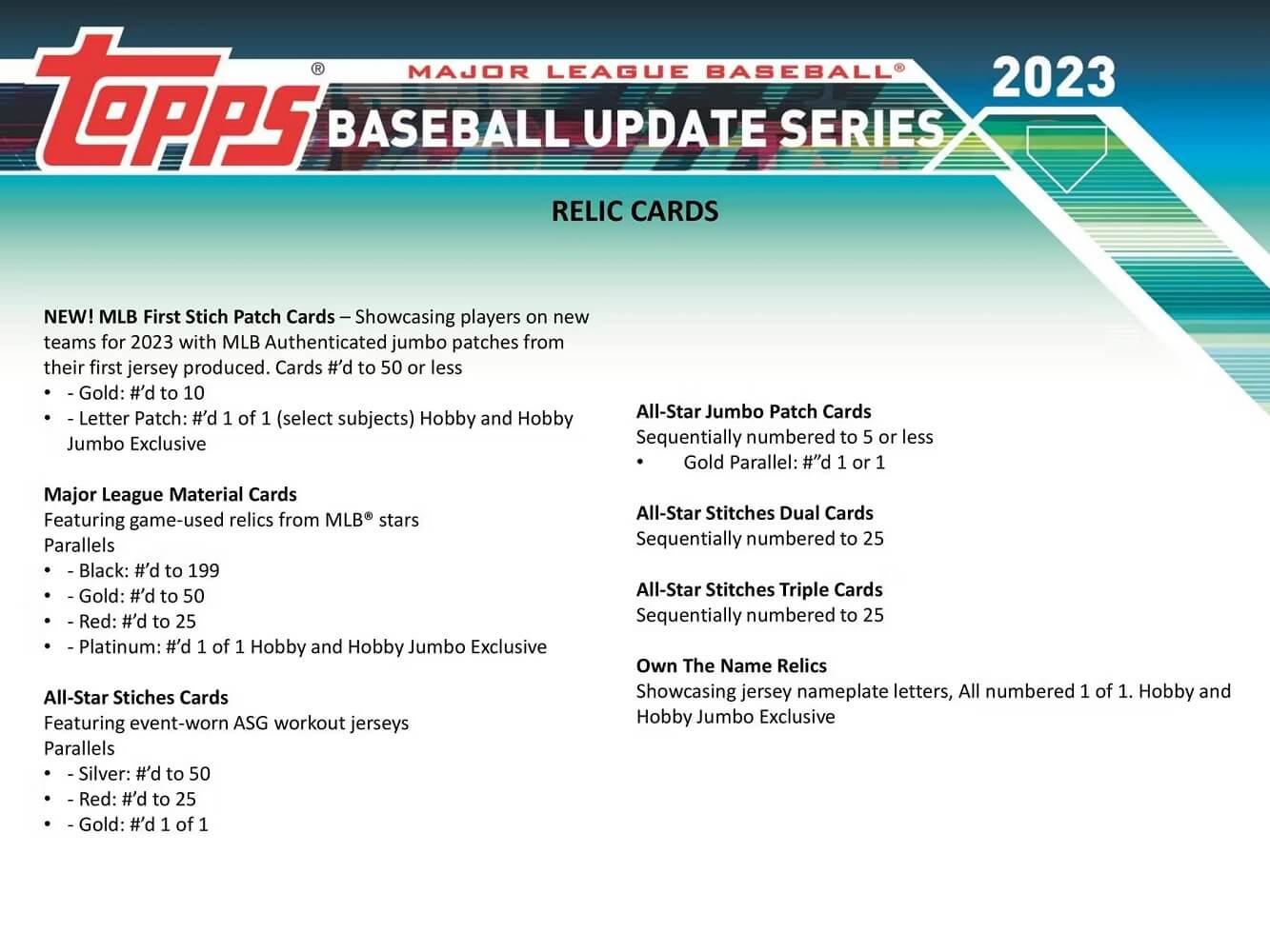 販売価格の低下 MLB 2023 TOPPS UPDATE SERIES JUMBO - トレーディング