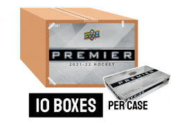 21-22 Upper Deck Premier Hobby Hockey Box Case - 10 boxes per case