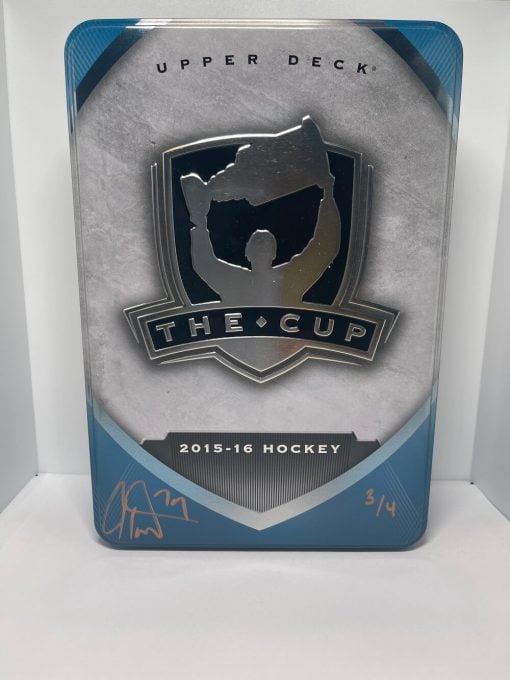 2015-16 Upper Deck The Cup Autographed Tin Carter Hart 3/4