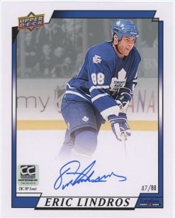 Eric Lindros Autographed 8 x 10 Toronto Maple Leafs Photo