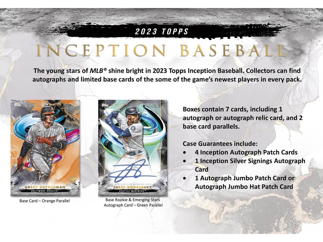 2023 Topps Inception Baseball Hobby Box CloutsnChara