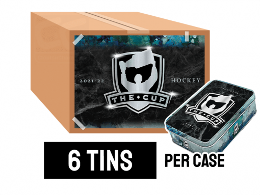 21-22 Upper Deck The Cup Hobby Hockey Tin Case - 6 tins per case