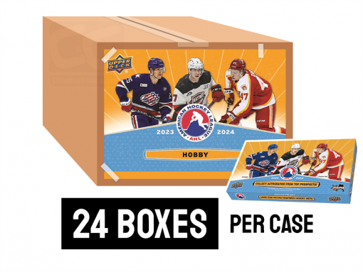 23-24 Upper Deck AHL Hobby Hockey Box Case - 24 boxes per case