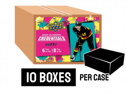 23-24 Upper Deck Credentials Hobby Hockey Box Case - 10 boxes per case