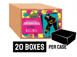 23-24 Upper Deck Credentials Hobby Hockey Box Case - 20 boxes per case