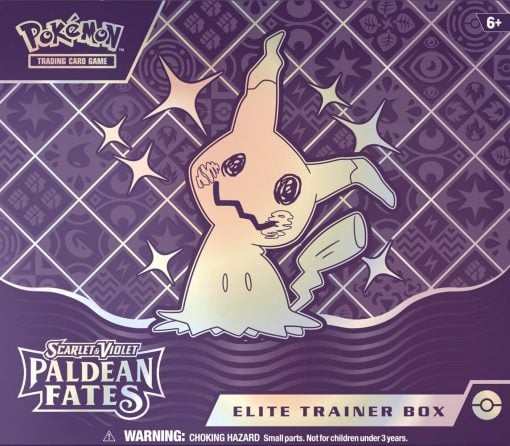 Pokemon Scarlet And Violet Paldean Fates Elite Trainer Box