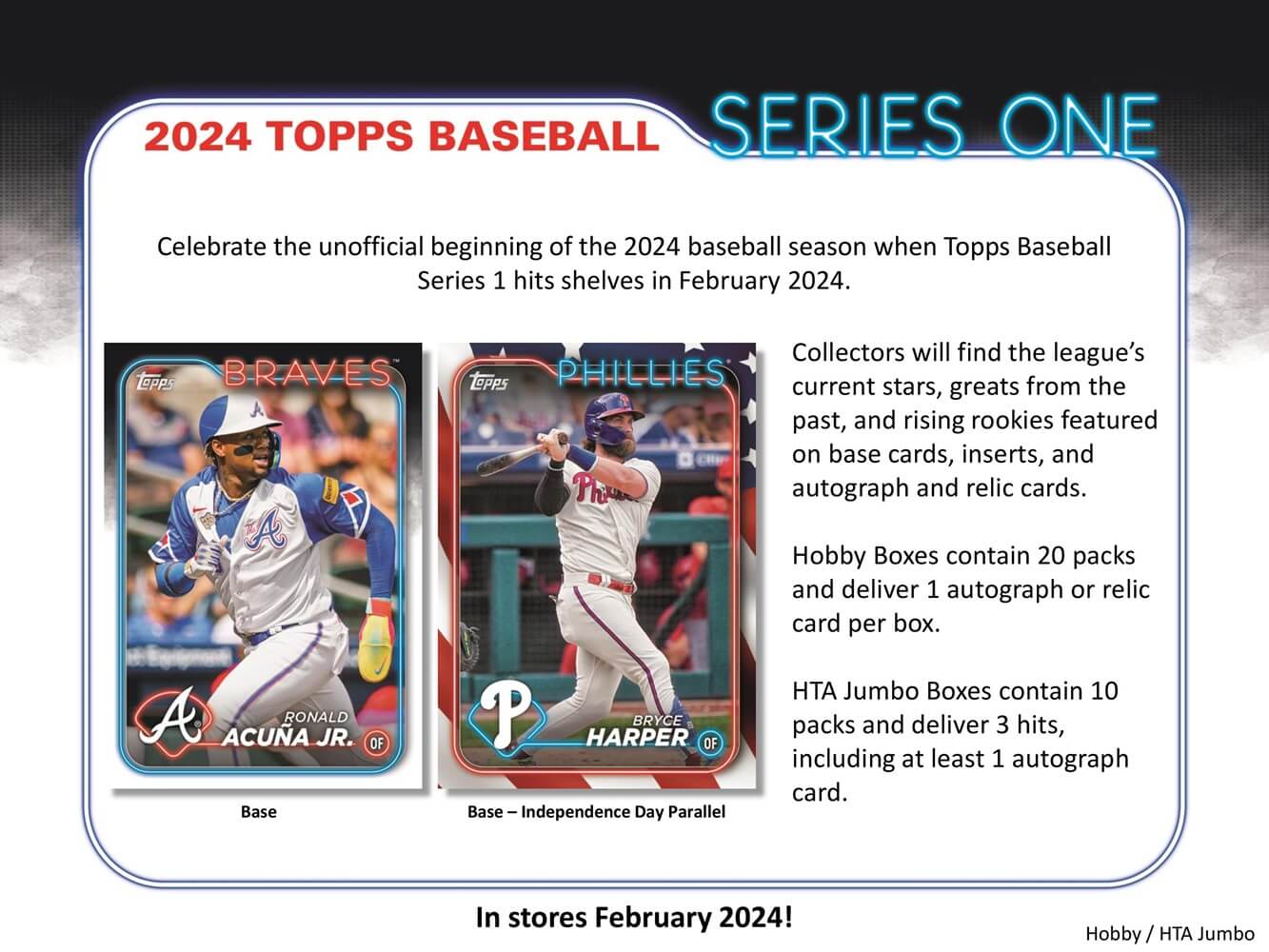2024 Topps Series 1 Baseball Hobby Jumbo Box CloutsnChara