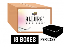 23-24 Upper Deck Allure Hockey Hobby Box Case - 18 boxes per case