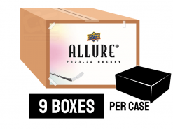 23-24 Upper Deck Allure Hockey Hobby Box Case - 9 boxes per case
