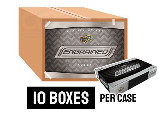 23-24 Upper Deck Engrained Hobby Hockey Box Case - 10 boxes per case