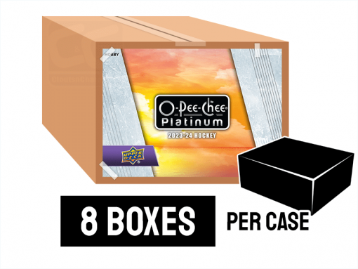 23-24 Upper Deck O-Pee-Chee Platinum Hobby Hockey Box Case - 8 boxes per case