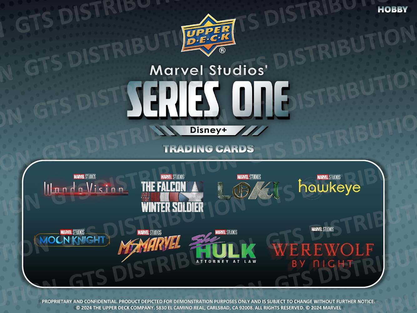 2024 Upper Deck Marvel Studios Series 1 Disney+ Trading Cards