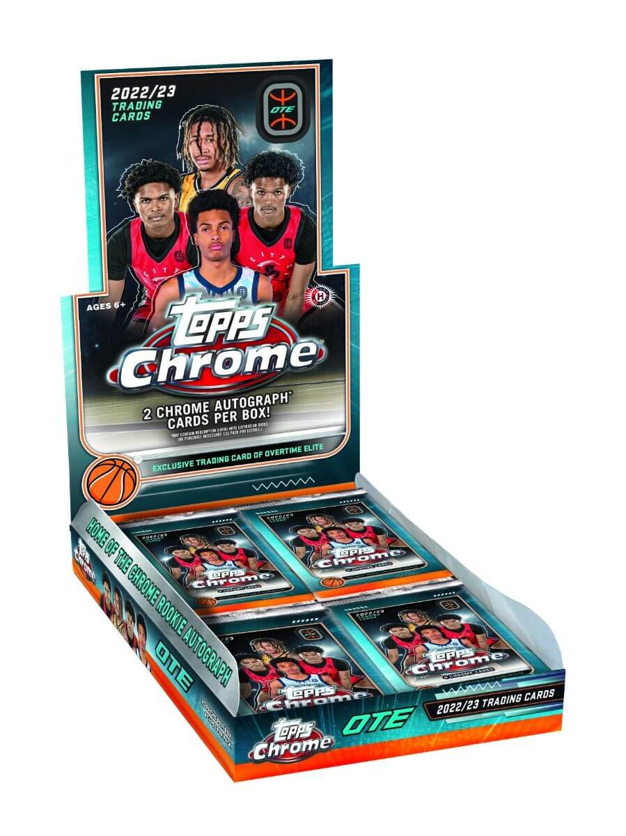 202223 Topps Chrome Overtime Elite Basketball Hobby Box CloutsnChara